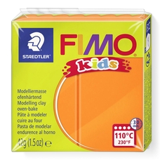 Полімерна глина Fimo Kids помаранчева 42 грама Staedtler, 80304