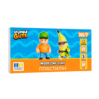 Пластилін 6 кольорів 120 грам Stumble Guys YES, 540725