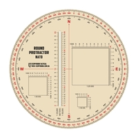 Лінійка PROTRACTOR ROND NATO прозора матова гнучка діаметр 130 мм Ecopybook Tactical, 9062902