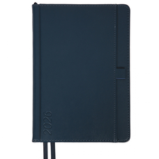 Щоденник А5 датований 2026 твердий 368 стор синій Legacy Leo Planner, 252648