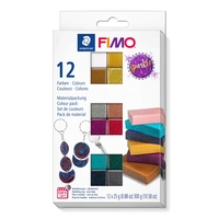 Набір полімерної глини Fimo Effect Sparkle Colours 12 кольорів по 25 грам Staedtler, 8013124