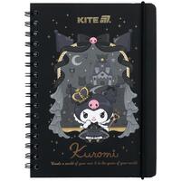 Щоденник-планер на спіралі тверда обкладинка Kite Kuromi HK25-438-2, 71183
