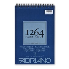 Альбом на спіралі для акварелі А4 300 г/м2 30 аркушів СР 25% бавовна 1264 Fabriano, 19100649
