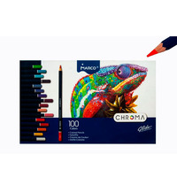 Олівці кольорові Marco Chroma 100 кольорів шестигранні картонна упаковка 8010-100CB, 931404