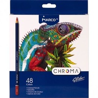 Олівці кольорові Marco Chroma 48 кольорів шестигранні картонна упаковка 8010-48CB, 931398