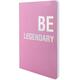 Блокнот А5 80 аркушів клітинка Motivation Be legendary Axent 8700-6-A, 66514