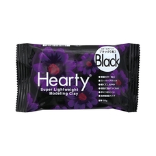 Полімерна глина самозастигаюча Hearty чорна 50 грам Padico, 1513255