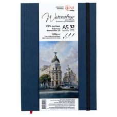 Блокнот для акварелі A5 32 аркуші 200 г/м 25% бавовна Watercolor CP Fabriano Rosa Gallery, 169153088