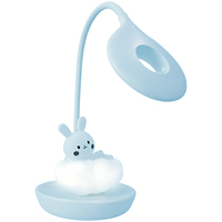 Настільна лампа LED з акумулятором блакитний Cloudy Bunny Kite K24-493-1-3, 66363