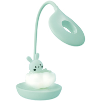 Настільна лампа LED з акумулятором зелений Cloudy Bunny Kite K24-493-1-4, 66364