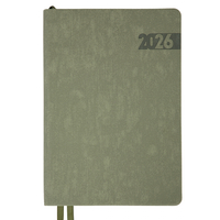 Щоденник А5 датований 2026  мякий хакі 368 стор Boss Leo Planner, 252635