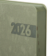 Щоденник А5 датований 2026  мякий хакі 368 стор Boss Leo Planner, 252635