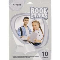 Плівка самоклеюча для книг 50х36 см 10 штук прозора Kite K20-306, 45859
