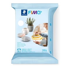 Полімерна глина самозастигаюча Fimo Air Basic біла 1000 грам Staedtler, 81010