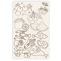 Чіпборд для скрапу Recipe book 4 картон 13х20 см Rosa Talant, 94232070
