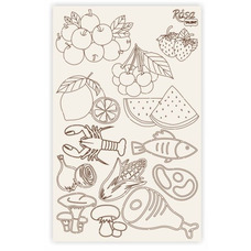 Чіпборд для скрапу Recipe book 4 картон 13х20 см Rosa Talant, 94232070