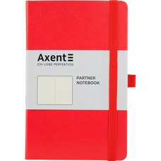 Книга записна А5 без лініювання 96 аркушів червона Partner Axent 8307-05-A, 43111