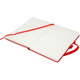Книга записна А5 без лініювання 96 аркушів червона Partner Axent 8307-05-A, 43111