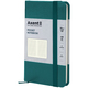 Книга записна А6 клітинка 96 аркушів малахітова Partner Axent 8301-31-A, 46761