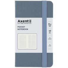 Книга записна А6 клітинка 96 аркушів сіра Partner Axent 8301-62-A, 68671