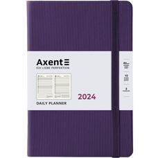 Щоденник датований 2024 рік Axent Partner Lines 145х210 мм пурпуровий 8815-24-17-A, 65686