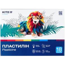 Пластилін 18 кольорів 360 грам Kite Classic K-085, 67730