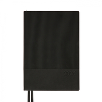 Щоденник А5 датований 2026  мякий чорний 368 стор Velvet Leo Planner, 252638