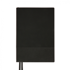 Щоденник А5 датований 2026  мякий чорний 368 стор Velvet Leo Planner, 252638
