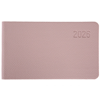 Щотижневик 10х17 см датований 2026 мякий 128 сторінок ліловий Monaco Leo Planner, 252655