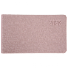 Щотижневик 10х17 см датований 2026 мякий 128 сторінок ліловий Monaco Leo Planner, 252655