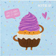 Стікери з клейкою смужкою Kite Sweet muffin K22-477, 62677