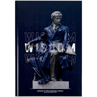 Книга записна А4 96 аркушів клітинка тверда обкладинка Wisdom Axent 8422-553-А, 64628