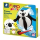 Набір полімерної глини Fimo Kids Пінгвінчик 2 кольори по 42 грама Staedtler, 803518