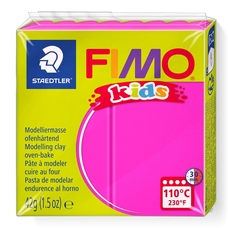 Полімерна глина Fimo Kids фуксія 42 грама Staedtler, 8030220