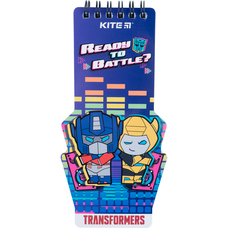 Блокнот на спіралі 50 аркушів нелінований Kite Transformers TF22-465, 62653