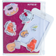 Блокнот А6+ 80 аркушів клітинка силіконова обкладинка Kite Pink cats K22-462-1, 62283