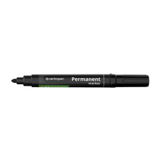 Маркер перманентний чорний круглий Centropen 8566/01, 01849