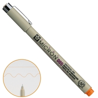 Лінер помаранчевий Sakura PIGMA Micron 0,2 мм XSDK005#5, 351806