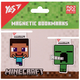Закладки магнітні 2 штуки Minecraft Creeper YES, 708101
