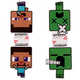 Закладки магнітні 2 штуки Minecraft Creeper YES, 708101