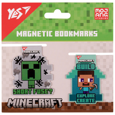 Закладки магнітні 2 штуки Minecraft friends YES, 708102
