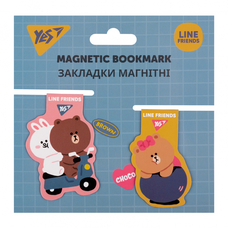 Закладки магнітні 2 штуки Line Friends YES, 707825