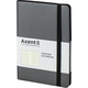 Книга записна А5 клітинка 96 аркушів сіра Partner Soft Axent 8206-15-A, 43133