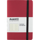 Книга записна А5 клітинка 96 аркушів червона Partner Soft Axent 8206-05-A, 43140