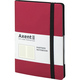 Книга записна А5 клітинка 96 аркушів червона Partner Soft Axent 8206-05-A, 43140