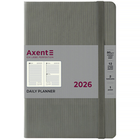 Щоденник датований 2026 рік Axent Partner Lines 145х210 мм сірий 8815-26-03-A, 72793