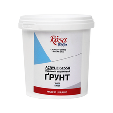 Грунт акриловий художній білий 500 мл Rosa Studio, 19000600
