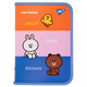Папка для зошитів В5 на блискавці Line Friends Yes, 492155