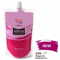 Фарба акрилова маджента 200 мл Rosa Studio, 323200434
