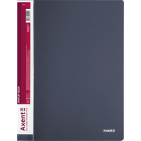 Папка пластикова А4 60 файлів сіра Axent 1060-03-A, 02439